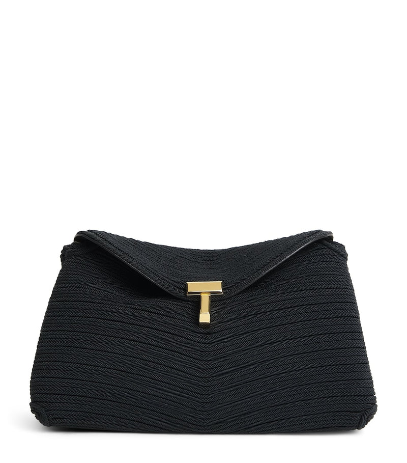 Toteme woven clutch bag mini - British product