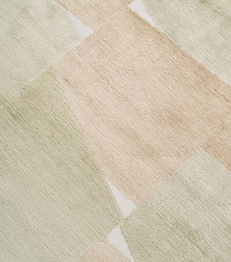 The Rug Company Crux Auburn handmade wool and silk rug, 183cm by 274cm (British brand)