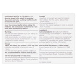 Superdrug Mouth Ulcer & Sore Gums Relief Pastilles x 24 GOODS Superdrug