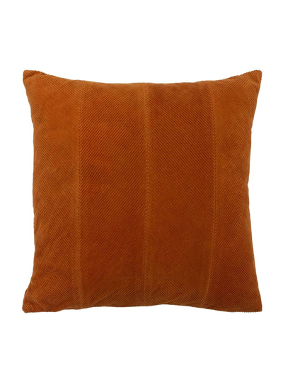Next furn. Rust Orange Jagger Ribbed Filled Cushion 45x45cm- Buy online at McGrocer