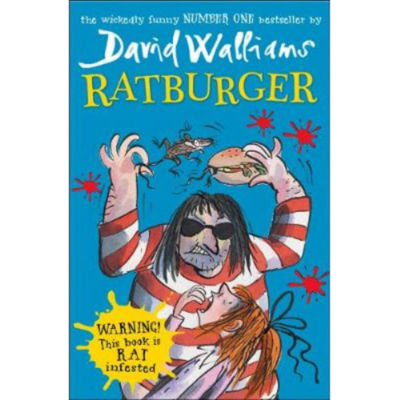 David Walliams Ratburger paperback book cover (British brand)
