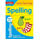 Collins Easy Learning spelling book ages 5-6, imported from the UK