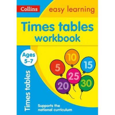 Collins Times Tables Workbook 5-7 - British product