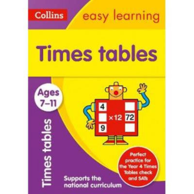 Collins Times Tables workbook ages 7-11 - British product