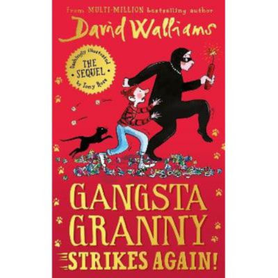 David Walliams Gangsta Granny Strikes Again book cover, UK version