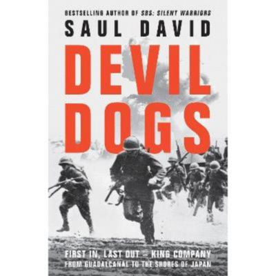 Saul David Devil Dogs hardback book cover, UK version