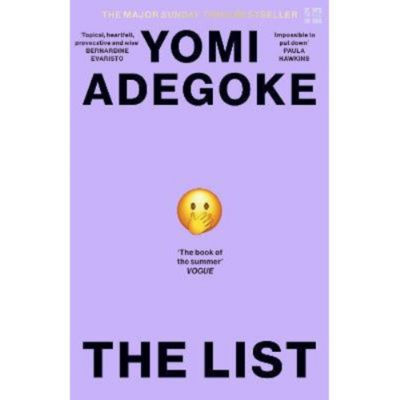 The List by Yomi Adegoke paperback book cover, UK version