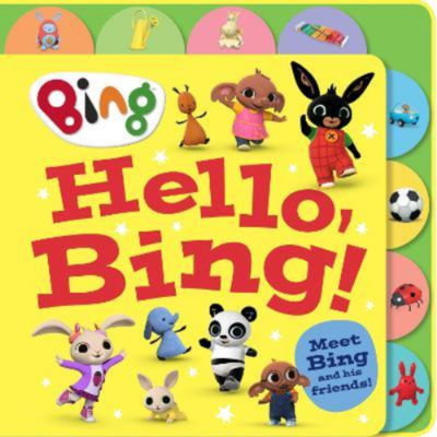 HarperCollins Bing tabbed board book (British brand)