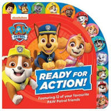 PAW Patrol Ready for Action tabbed board book - British product