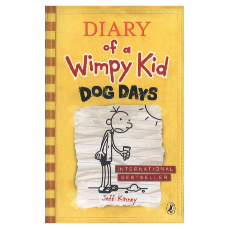 Jeff Kinney Wimpy Kid Dog Days paperback - British product