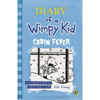 Diary of a Wimpy Kid Cabin Fever book by Jeff Kinney, imported from the UK
