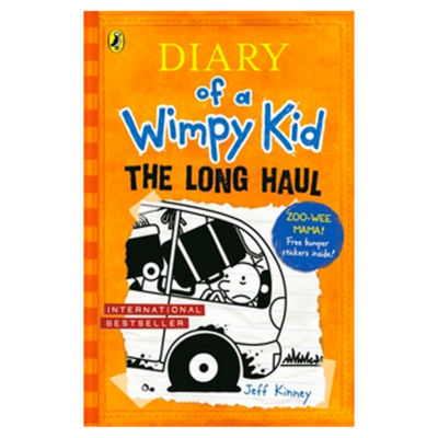 Wimpy Kid Long Haul paperback by Jeff Kinney, imported from the UK