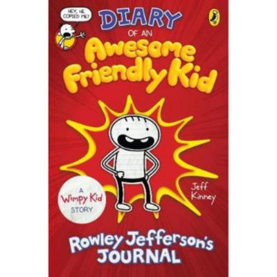Jeff Kinney Diary of an Awesome Friendly Kid book (British brand)