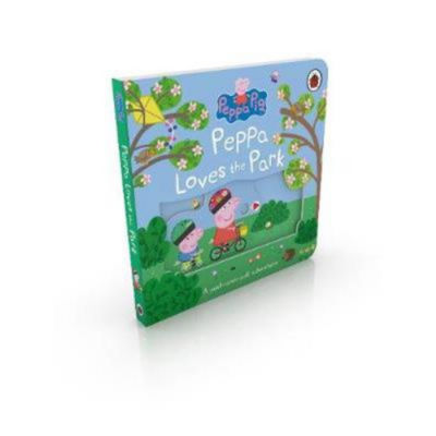Peppa Pig Peppa Loves The Park push-and-pull book (British brand)