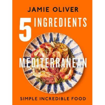 Jamie Oliver 5 Ingredients Mediterranean cookbook - British product