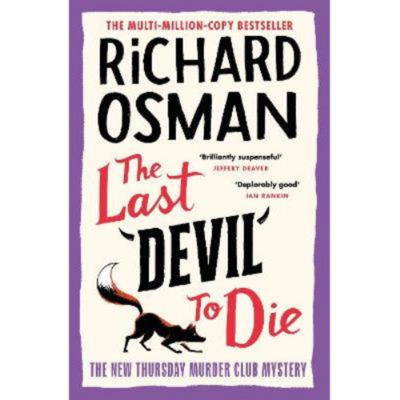 Last Devil to Die hardback book by Richard Osman, UK version