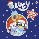 Bluey Verandah Santa Christmas storybook, UK version