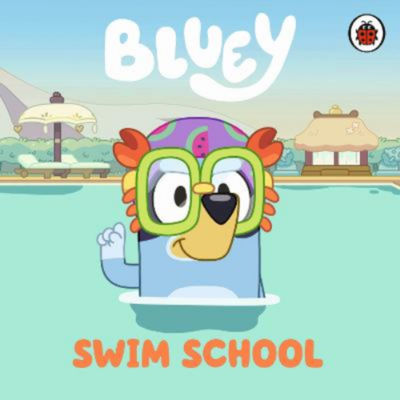 Bluey Swim School board book for toddlers - British product