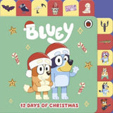 Bluey 12 Days of Christmas tabbed board book - British product