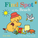 Eric Hill Spot Beach lift-the-flap children's board book, imported from the UK