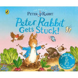 Beatrix Potter Peter Rabbit Gets Stuck lift-the-flap board book - British product