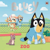 Bluey zoo adventure children's book cover (British brand)