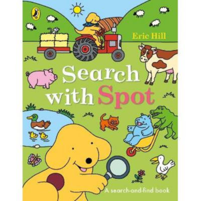 Eric Hill Search with Spot children's book, UK version