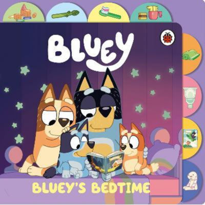 Bluey Bluey's Bedtime board book, imported from the UK