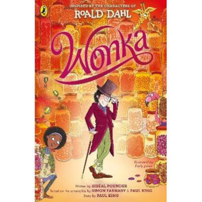 Roald Dahl Wonka hardback book, imported from the UK
