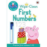 Peppa Pig first numbers wipe-clean activity book, UK version