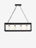 Brooklyn linear 4-light pendant ceiling light - British product
