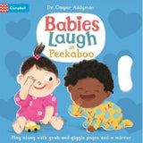 Dr Caspar Addyman baby peekaboo book with mirror (British brand)