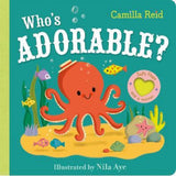 Camilla Reid Who's Adorable? lift-the-flap book, UK version