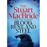Stuart MacBride Blood Rust and Steel paperback crime novel, imported from the UK