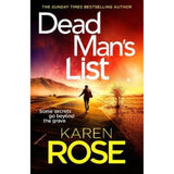 Karen Rose Dead Man's List hardback thriller - British product