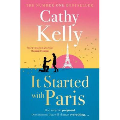 Cathy Kelly It Started With Paris paperback book (British brand)