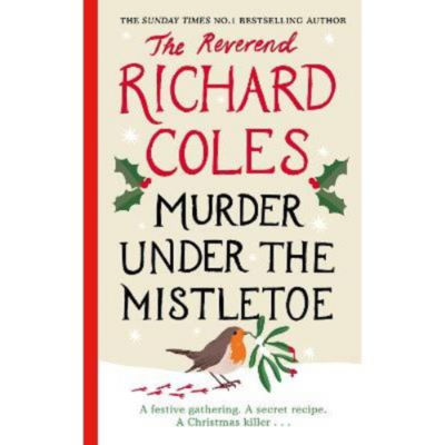 Reverend Richard Coles Murder Under the Mistletoe hardback book, imported from the UK