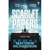 Matthew Richardson The Scarlet Papers paperback spy novel, UK version