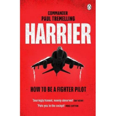 Paperback book Harrier How To Be a Fighter Pilot - British product