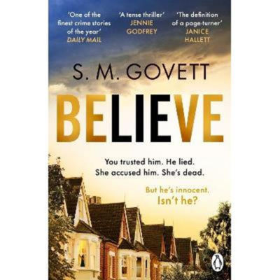 S.M. Govett Believe psychological thriller book (British brand)