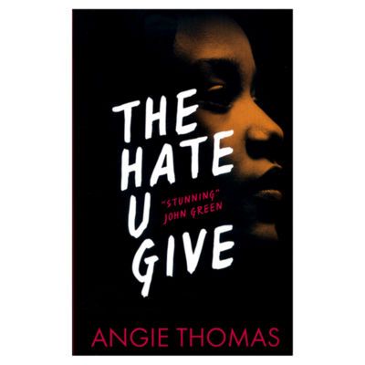 Angie Thomas The Hate U Give paperback book cover, imported from the UK