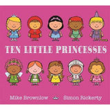 Ten Little Princesses book by Brownlow and Rickerty - British product