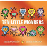 Mike Brownlow Ten Little Monkeys children's book - British product
