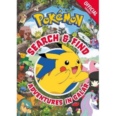 Pokemon Search & Find book Adventures in Galar, imported from the UK