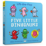Five Little Dinosaurs felt flap book ages 3-5 - British product