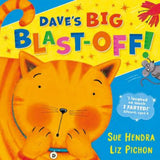 Sue Hendra Dave's Big Blast-Off children's picture book (British brand)