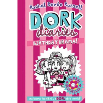 Dork Diaries Birthday Drama book by Rachel Renee Russell, imported from the UK