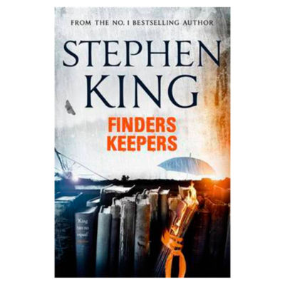 Stephen King paperback Finders Keepers, imported from the UK