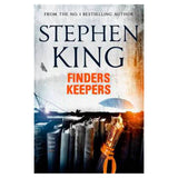Stephen King paperback Finders Keepers, imported from the UK