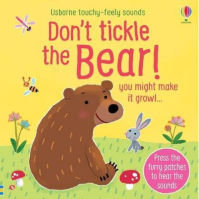 Usborne Don't Tickle the Bear touchy-feely sound book, imported from the UK